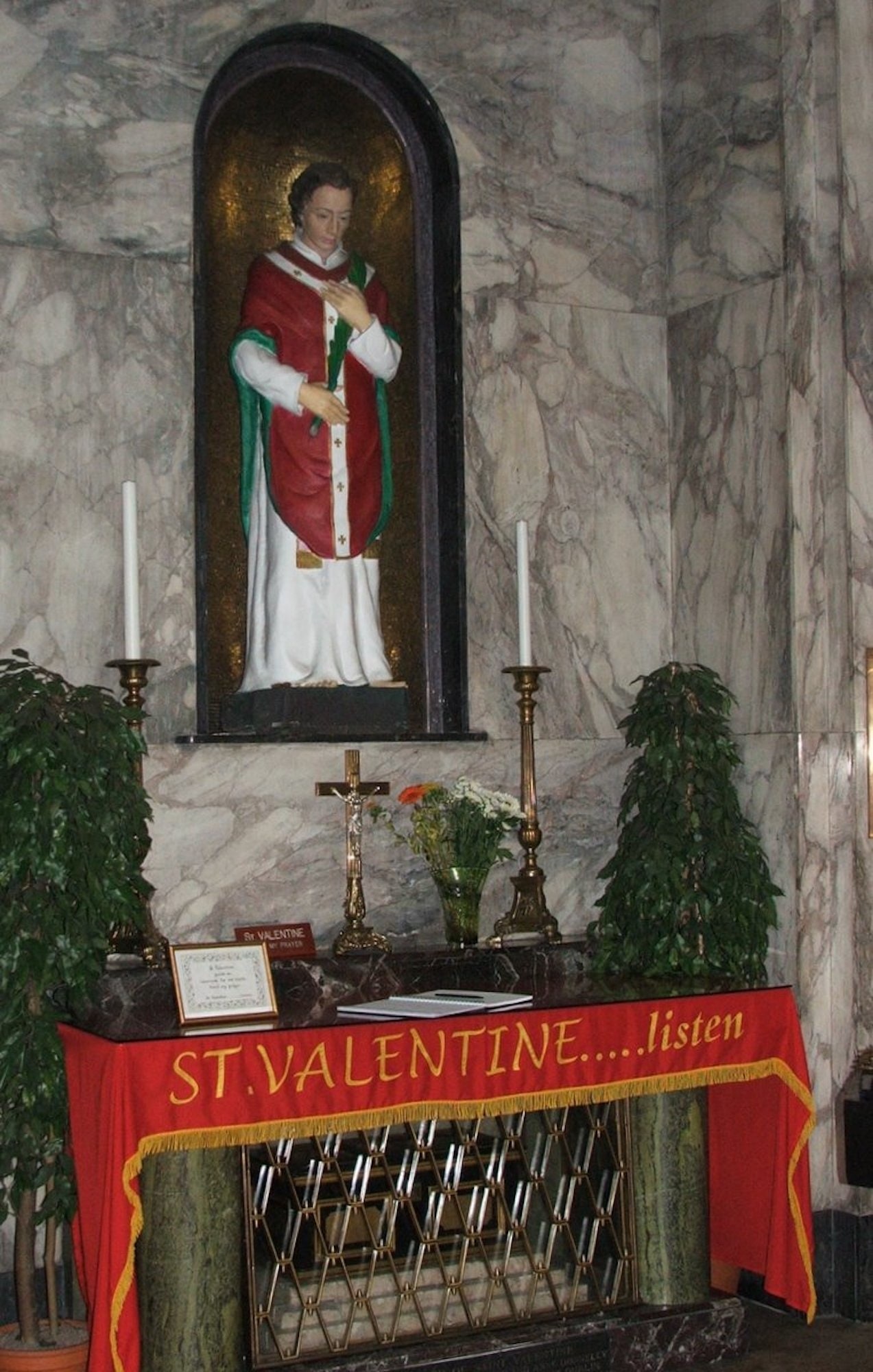 Saint valentine in Whitefriar